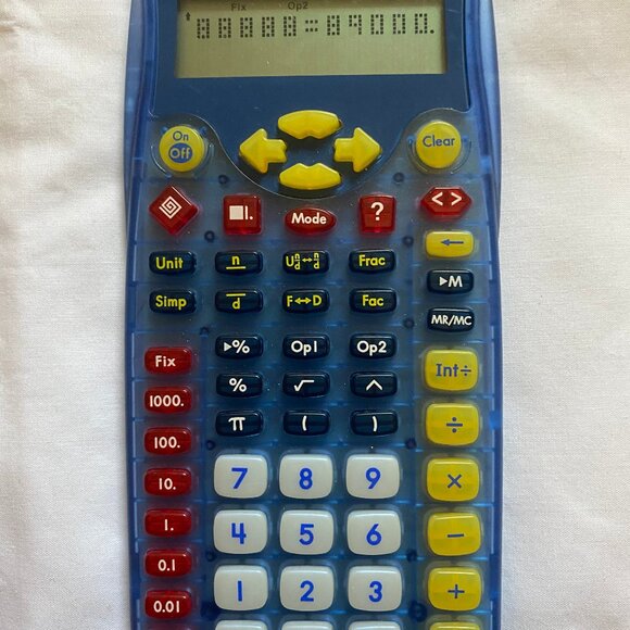 Texas Instruments TI-15 For Elementary Students Dual Power, 2 Row Display, Works - Picture 3 of 5